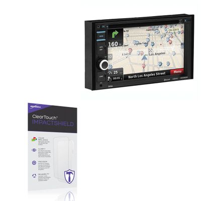 BoxWave Screen Protector Compatible With BOSS Audio BV9382NV - ClearTouch ImpactShield (2-Pack), Impenetrable Screen Protector Flexible Film
