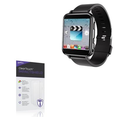 BoxWave Screen Protector Compatible With Benjie MP3 Player D7 - ClearTouch ImpactShield (2-Pack), Impenetrable Screen Protector Flexible Film