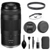 Canon RF75-300mm F4-5.6 Zoom Lens with UV Filter + Lens Cap Keeper + Cleaning Kit (4 Items) view 1