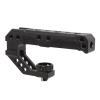 Tbest Camera Cage Top Handle Aluminum Alloy Silicone Video Stabilizing with 1/4 3/8 Inch Screw Holes Cold Shoe Mount for DSLR view 2