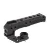 Tbest Camera Cage Top Handle Aluminum Alloy Silicone Video Stabilizing with 1/4 3/8 Inch Screw Holes Cold Shoe Mount for DSLR view 3