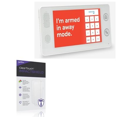 BoxWave Screen Protector Compatible With Cove Touch Alarm Panel - ClearTouch ImpactShield (2-Pack), Impenetrable Screen Protector Flexible Film