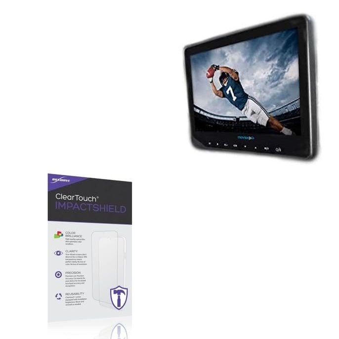 BoxWave Screen Protector Compatible with Audiovox AVX10USB - ClearTouch ImpactShield (2-Pack), Impenetrable Screen Protector Flexible Film