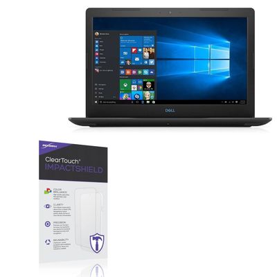 BoxWave Screen Protector Compatible With Dell Inspiron G3 3579 Gaming Laptop (15.6 in) - ClearTouch ImpactShield (2-Pack), Impenetrable Screen Protector Flexible Film