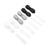 Aramox Appliance Strong Adhesive Cable Organizer for Kitchen Coffee Maker, 6PCS Black White Grey view 1