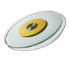 BB01 Stable Tempered Glass Lazy Susan Glass Dining Table Top Turntable Swivel Plate Silver Base, Silver Base F.U, Gold Base, Gold Base F.U(Gold Base,100CM) view 1