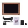 10 Inch WiFi Digital Photo Frame, 1280x800 IPS Touchscreen, 16GB Storage, Motion Sensor, Auto Rotation, Add 32GB TF Card (Black) view 1