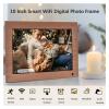 10 Inch WiFi Digital Photo Frame, 1280x800 IPS Touchscreen, 16GB Storage, Motion Sensor, Auto Rotation, Add 32GB TF Card (Black) view 2
