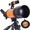 Telescope for Kids Adults Astronomy Beginners 70mm Refractor Telescopes,70mm Aperture 400mm AZ Mount, with Adjustable Tr view 1