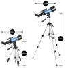 Astronomy telescopes Professional,Fully Coated Lens,Low Light NightWaterproof HD,with Smartphone Adapter,Backpack and Mo view 3