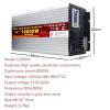 12000W Pure Sine Wave Inverter 24V/48V/60V/72V DC to 110V/220V AC Converter with LCD - Ideal for Home, RV, Truck, Car, Camping, Solar Use (72V to 220V) view 2