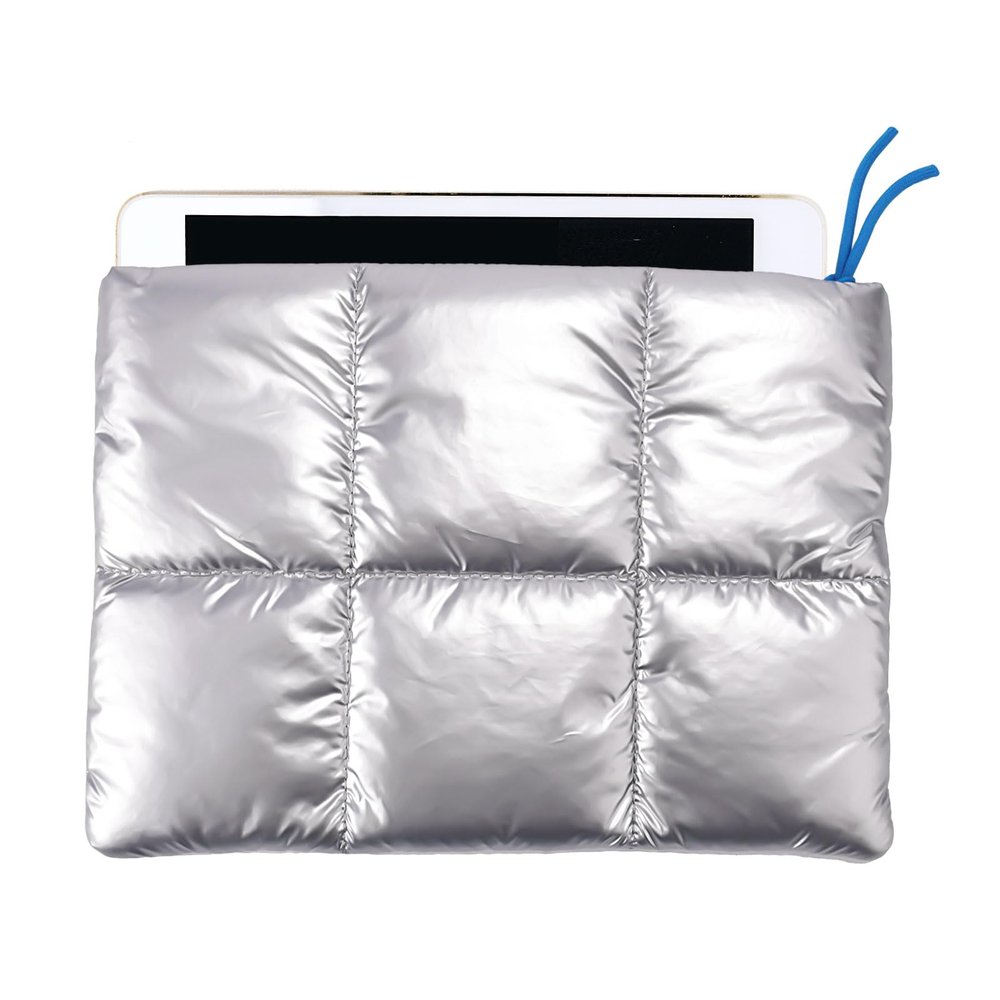Thermal Sleeve for iPad, 12x9in Thermal Case for Kindle Outdoor Warm Tablet Bag Compatible with 11 Inch Pad and e-Reader to Prevent Overheating and Overcooling Accessories(Silver)