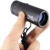 10x25 HD Monocular Professional Telescope daul Focus Green Film Pocket Spyglass Tourism Scope view 1
