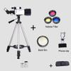 PortableTelescope for Kids Beginners with Tripod and Eyepiece, Refractor Telescope with Carry Bag for Kids Beginner (Col view 2