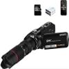 Camcorder 2K Video Camera FHD 30MP 1080P 30FPS 3.0''IPS Touch Screen IR Night16X Digital Zoom Vlogging Camera Recorder w view 1