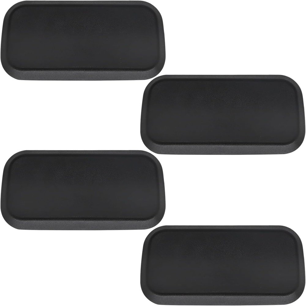Car Seat Base Cap Black for VW T5 T5.1 T6 T6.1 for Kombi for Transporter 2003 Onwards ABS Plastic Seat Base Cover Interior Part Set of 4
