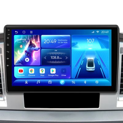 8-Cores Android Car Stereo for Dodge Ram Pickup 1500 (2006-2008) 2500/3500(2006-09) Chrysler PT Cruiser Jeep, Wireless CarPlay Android Auto 5G WiFi Bluetooth GPS Touch Screen Upgrade Radio Player