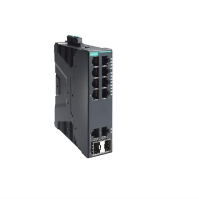 SDS-G3010-2GTXSFP-T Compact Industrial Smart Ethernet Switch with 8 10/100/1000BaseT(X) Ports, 2 10/100/1000BaseT(X) or 100/1000BaseSFP Combo Ports,