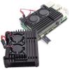4B Aluminum Alloy Case CNC Machined Cooling Enclosure with Dual Fans Heat Dissipation Protection Box for 4B Black (Aluminum Alloy housing + Dual Fans) view 3