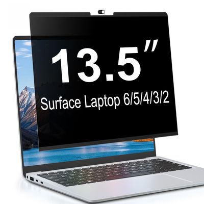 LUSA DESIGN Magnetic Privacy Screen for 13.5 Inch Microsoft Surface Laptop 5, Removable Anti Glare Surface Laptop 13.5 Screen Protector, Blue Light Filter, Anti Spy Easy Install