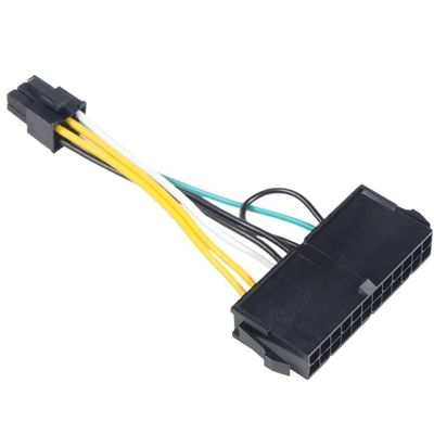 mangxiyis 24Pin to 6Pin Power Supply Cable Cord 24p to 6p 18AWG Wire3050 6 PIN Motherboard Adapter Cable(10cm,for DELL)
