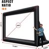 24FT/7.2m Inflatable Cinema Screen IPX4,250W Turbocharged & Geo-Anchor Spike System,Dual-View Projection (Front/Rear) with 92% NTSC Gamut for Drive-in Theaters, Sports Arenas, Camping Events view 3