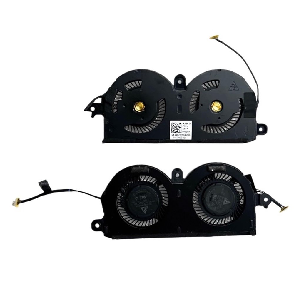 0980WH for XPS 13 9370 9380 P82G Laptop Cooling Fan DC05V 0.4A Cooler Fan CN-0980WH 980WH Heatsink Radiator(2Pcs 0980WH)