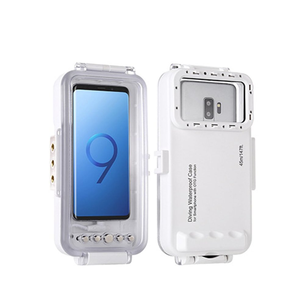 Universal Diving Case for Android Type-C OTG Phones, 45m Waterproof Upgraded Diving Case