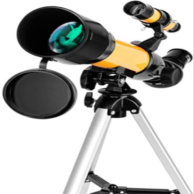 Compact and Portable Telescope,Telescope for Kids and Beginners,50mm Aperture Refractor Telescope Great Astronomy Gift f