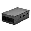 Aluminium Alloy Case 3 Model B Ultra Thin Lightweight Open Design Heat Dissipation WiFi Friendly Durable Protective Cover Silver Black (Black) view 3