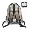 ALAZA Cute Rabbit Gray Bunny Backpack Purse w/Multiple Pockets Name Card Personalized Travel Laptop Book Bag, Size S/16 inch view 2