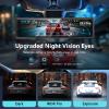 12" Rear View Mirror Camera 4K + 2K Mirror Dash Cam Front and Rear with STARVIS Night Vision Rearview Mirror Backup Camera, WDR, G-Sensor, Loop Recording, GPS, App, 64GB Card view 4
