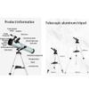125mm Caliber Reflection Telescope, Telescopes for Astronomy,Telescope with Adjustable Tripod and 5x24 Finder,The Best A view 3