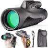 12x50 High Definition Monocular Telescope, Durable and ClearBAK4 Prism,with Smartphone Holder for Wildlife Hunting view 1