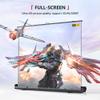 4K HD Floor Pull Up Projector Screen, Adjustable Screen Height, 60 72 80 92 inch Portable Scissor Backed Movie Screen for Outdoor Indoor(80 Inch) view 2