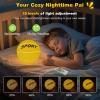 FlyonSea Glow in The Dark Basketball Ball Silicone Night Light for Kids, Rechargeable Light Up Basketball Ball lamp 9 Colors Dimmable with Remote and Timer, Basketballs Gifts for Boys 8-12 Girls Men view 3