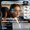 HEROCKX Smart Glasses, Sunglasses with Bluetooth 5.4, AI Smart Glasses Translates into 140 Languages,Music Playback, Games, Remote Control Photography for Various Scenarios (Brown) view 2