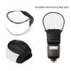 jiahesuw 2pieces Soft Cloth Flashes Diffuser Bounce Diffuser Caps for Flashgun Compatible for Camera Flashes Cloth Caps Replacement view 2