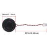 ALAMSCN 10Pcs 8 Ohm 2W Small Speaker Mini Metal Shell Round Speaker with 60mm Terminal Wire for DVD Mini Multimedia Loudspeaker view 2