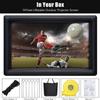 14FT Rapid-Deployment Cinema Screen250W Turbocharged Inflation System & Paracord 500-Lb Tensile StrapsDual-Surface 90% for Sports Events, Commercial Campgrounds, Mobile Cinemas view 3