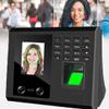 KUYBTU 3 in 1 Business Fingerprint Scanner, Face Recognition Password Time Attendance System with Tft LCD Screen Infrared Camera, USB Biometric Time Clock Recorder view 1