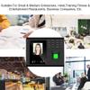 KUYBTU 3 in 1 Business Fingerprint Scanner, Face Recognition Password Time Attendance System with Tft LCD Screen Infrared Camera, USB Biometric Time Clock Recorder view 2