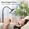VOLTIFYMAX Kindle Stand Floor with Remote Page Turner for Reading in Bed, Tablet Stand Holder with Adjustable Gooseneck, Compatible with Kindle Accessories/Paperwhite, Hands Free Use Gifts for Readers view 3