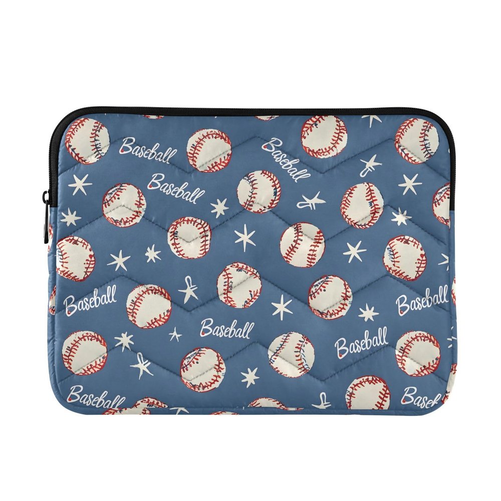 WEIYEKO Blue Ball Baseball Star Laptop Sleeve 15-16 inch Notebook Case Laptop case