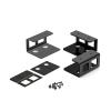 jiahesuw Under-Desk Laptop Bracket with Screw and Antislip Pad, Underdesk Shelf Bracket for Laptop, Keyboards and Other Devices view 1