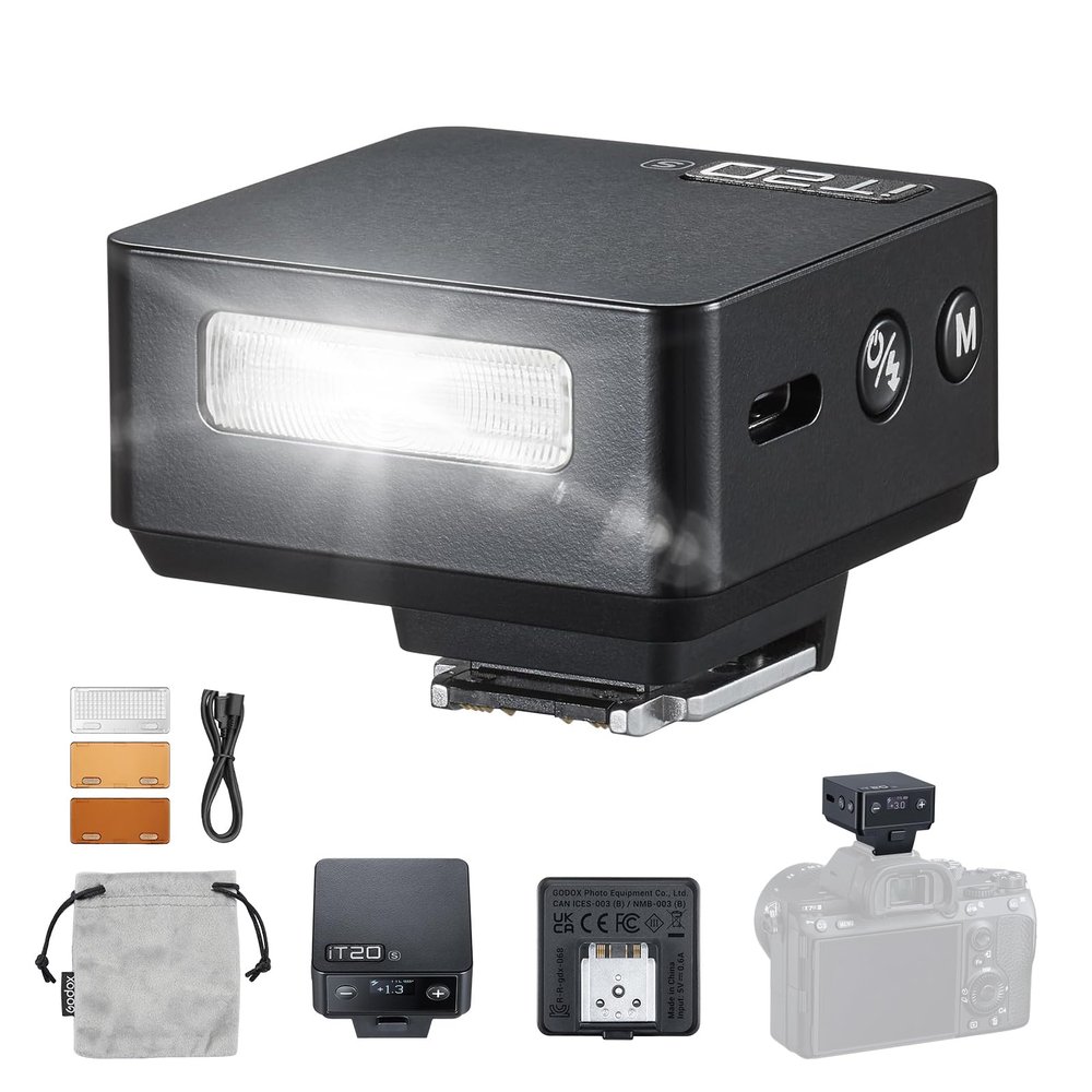 GODOX iT20 S iT20-S Mini Flash, TTL Camera Flash for Sony a7IV a7CII a6700