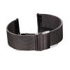 HMFang 316l Stainless Steel Milanese Loop Watch Bracelet Women Men Replacement Strap Watchband 16mm 18mm 20mm 22mm Silver Black(Type 2 Black,22mm) view 1