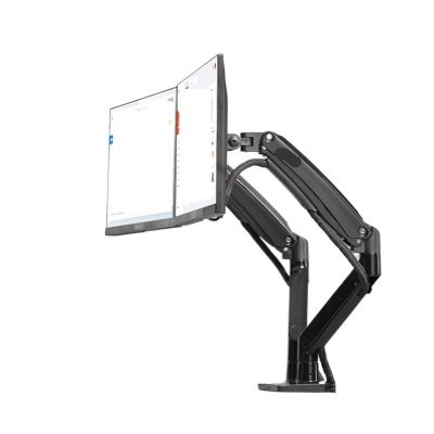 NYWEUKRV F195A Dual-Screen Monitor Bracket Upper and Lower Desktop Aluminum Alloy Computer Screen Large Screen Bracket 22-32 inches