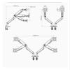 NYWEUKRV F195A Dual-Screen Monitor Bracket Upper and Lower Desktop Aluminum Alloy Computer Screen Large Screen Bracket 22-32 inches view 2