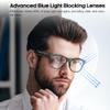 AI Translation Bluetooth Smart Glasses for Men Women, 160+ Languages Voice & Video Real-time Translation, Ultra-Light Bluetooth 6.0 Call Sunglasses, Open Ear (Black Frame-Blue Light Blocking Lens) view 4
